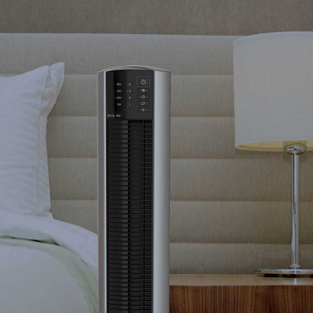 Lasko XtraAir 48 Inch 3 Speed Electric Oscillating Tower Fan with Remote Control - Image 2