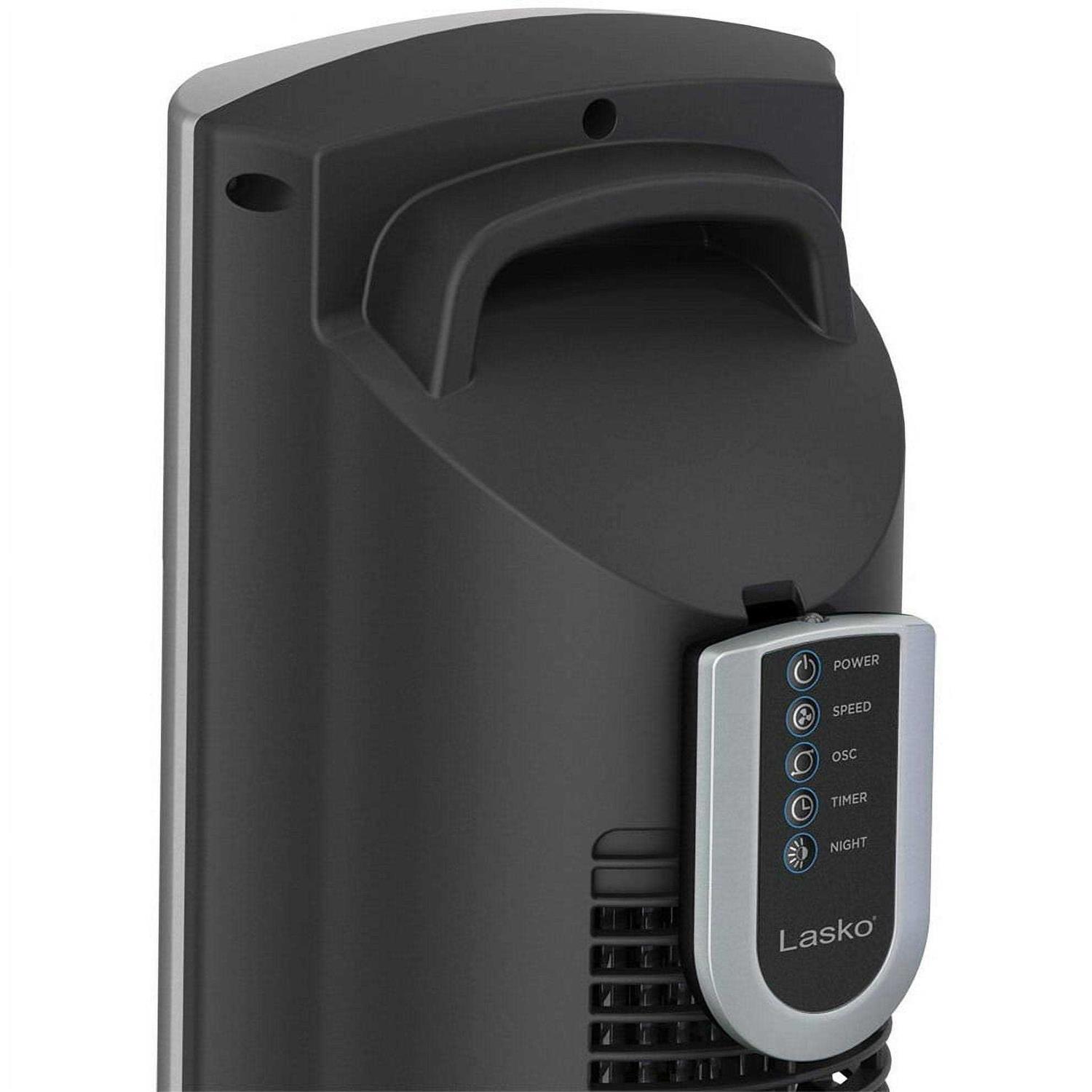 Lasko XtraAir 48 Inch 3 Speed Electric Oscillating Tower Fan with Remote Control - Image 3