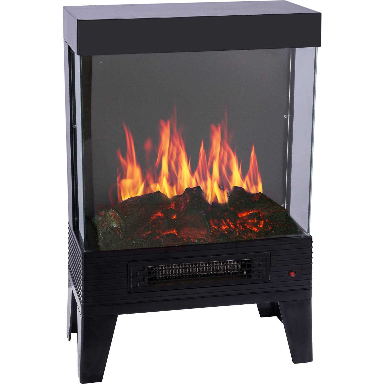 Lifesmart Contemporary 3-Sided Flame View Heater Stove