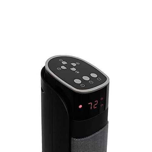 Hunter 30 Digital Ceramic Oscillating Tower Heater with Remote Control - Image 4