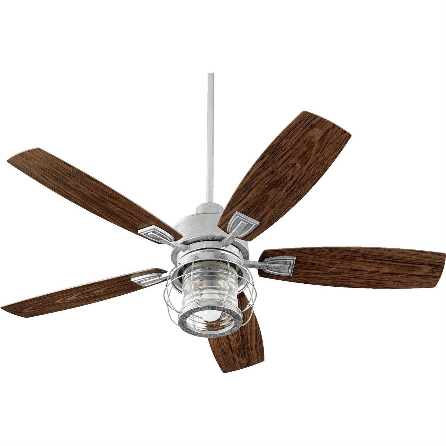 Alternative view of Quorum Galveston Patio Fan 13525
