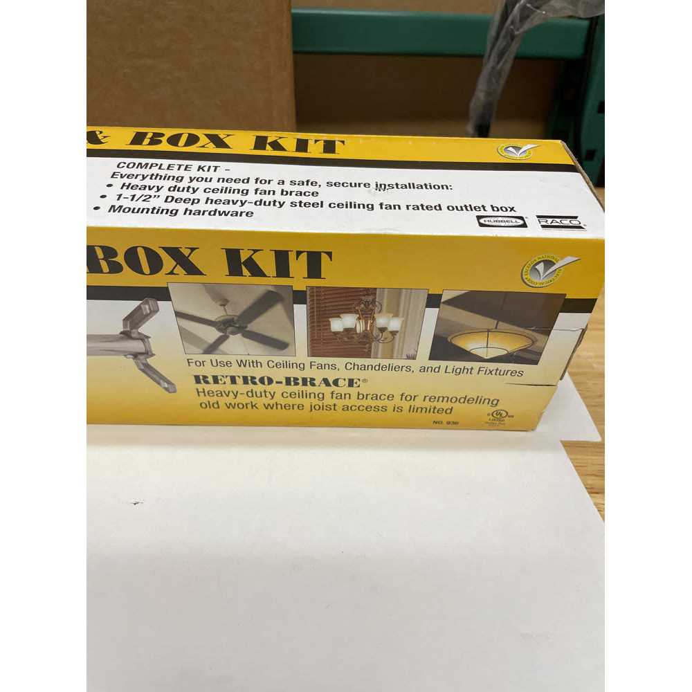 RACO Ceiling Fan Brace & Box 936 - Image 3