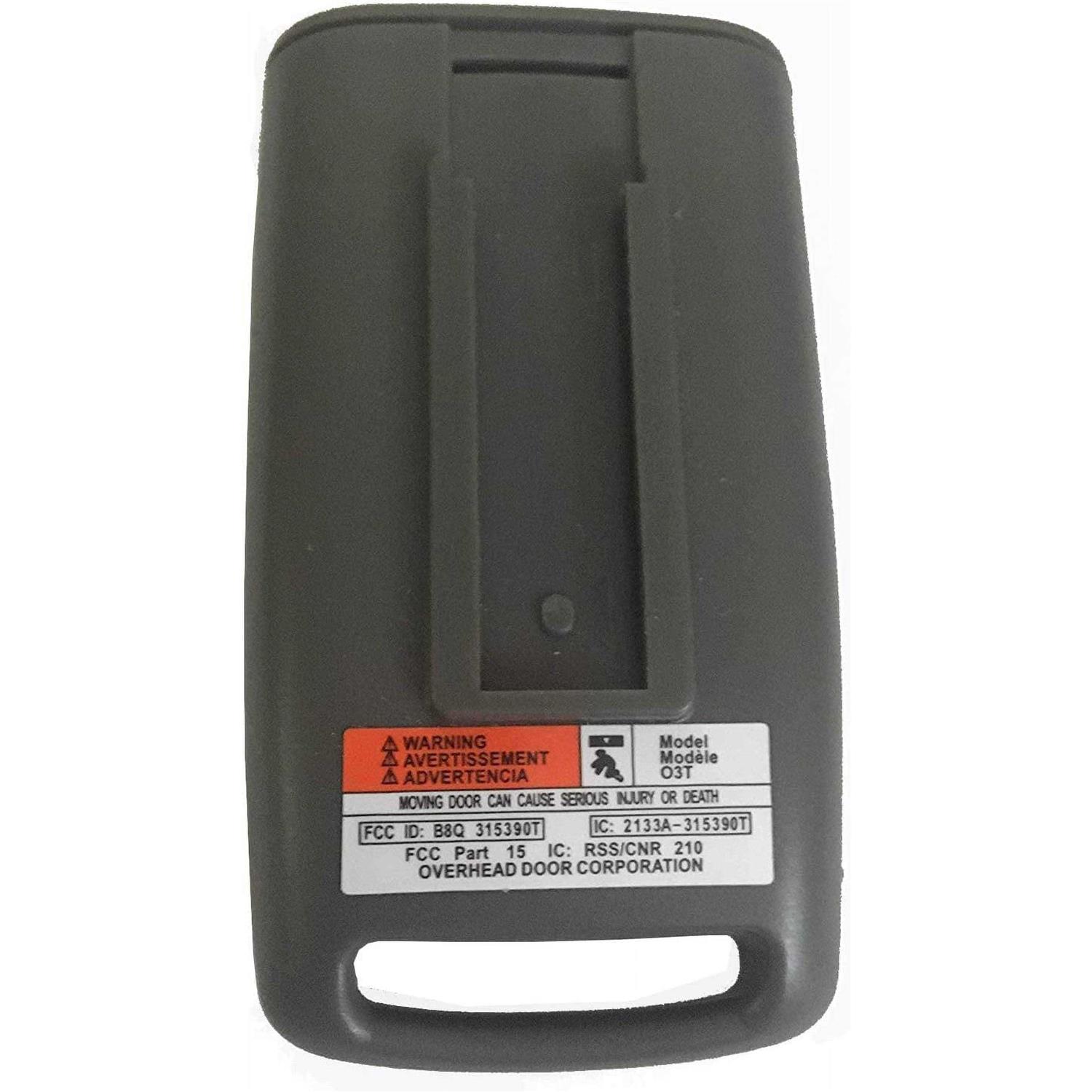 Alternative view of Overhead Door O3T-BX Garage Door Remote