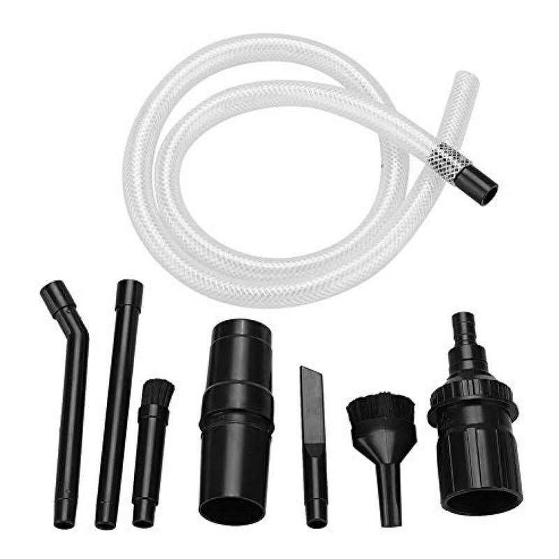 Maxmartt 9Pcs/Set Mini Micro Vacuum Cleaning Tool Kit Car Vehicle Machine Cleaning Kit Universal Vacuum Cleaner Attachments for Computer