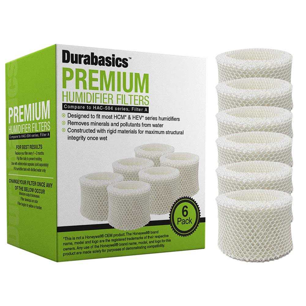 Durabasics Premium Humidifier Filters Compatible with Honeywell Humidifier Filter Hac-504