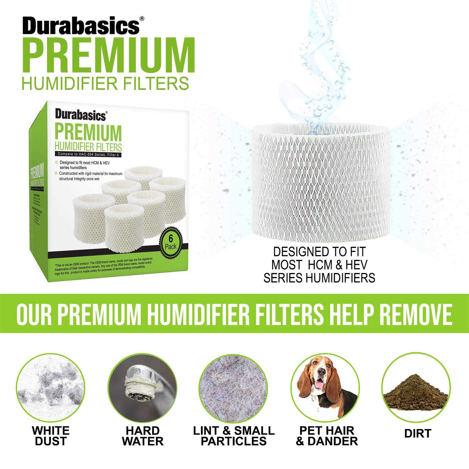 Alternative view of Durabasics Premium Humidifier Filters Compatible with Honeywell Humidifier Filter Hac-504