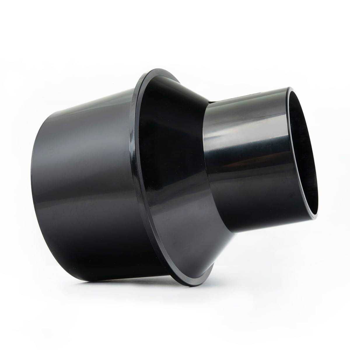 Powertec 70291 4 Port to 2-1/2 Hose Tapered Adapter Dust Collection Reducer Fitting