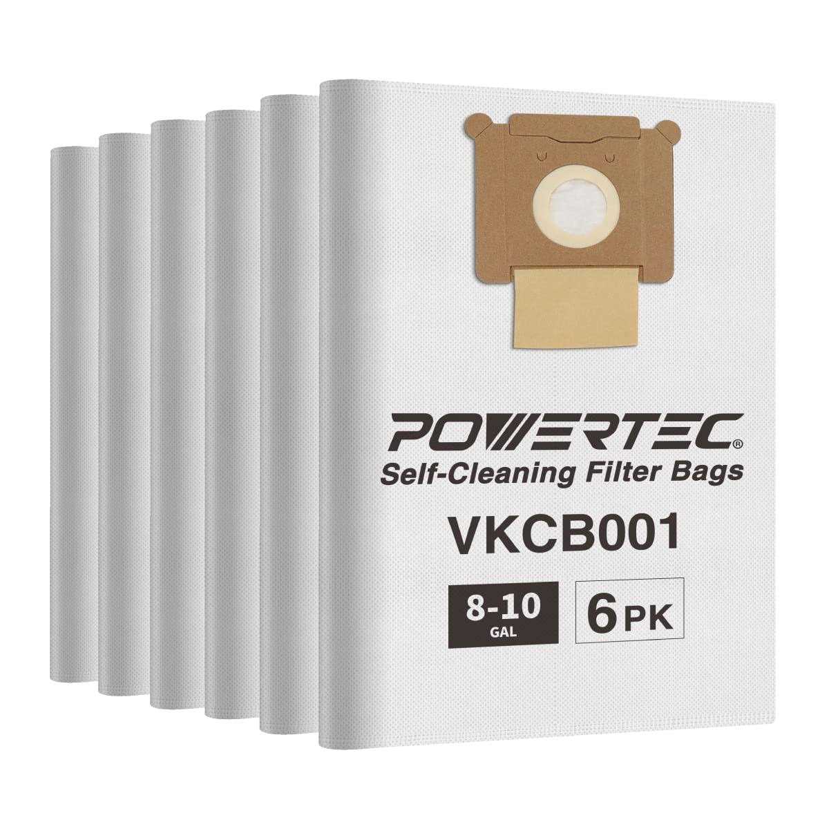 Powertec 75043 Fleece Filter Bags for Vacmaster VK811PH