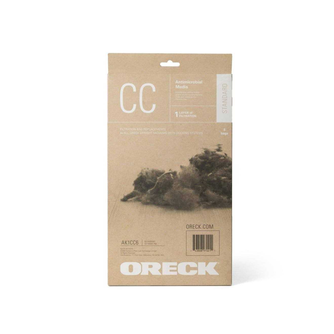 Alternative view of Oreck Standard Filtration Vacuum Bag AK1CC6