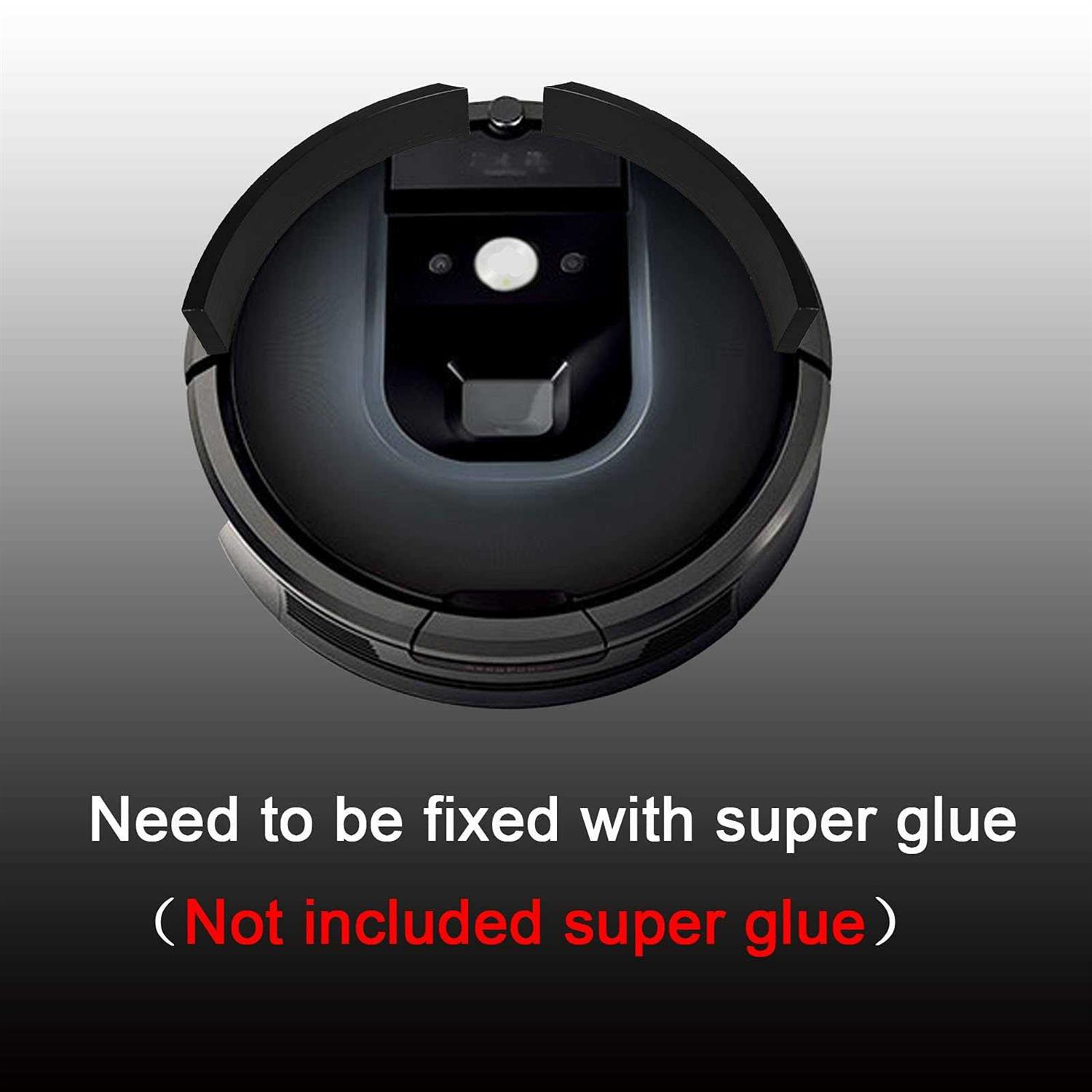 Alternative view of PIAOLGYI 2PCS Bumper Extender for Robot Roomba Vacuum Prevent Vacuum Cleaner from Getting Stuck