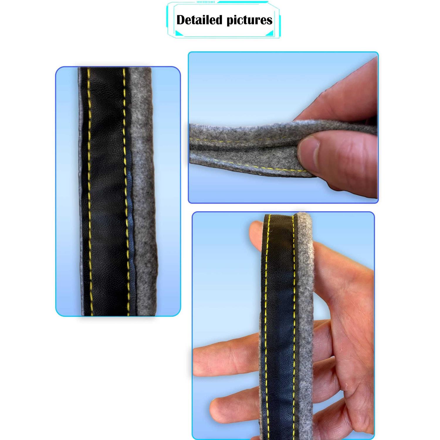 Alternative view of Dry Drum Felt Gasket Kit Part DC97-07618A with Large High-Temperature Adhesive Included Part Compatible with Samsung Dryers Replaces PS4218879
