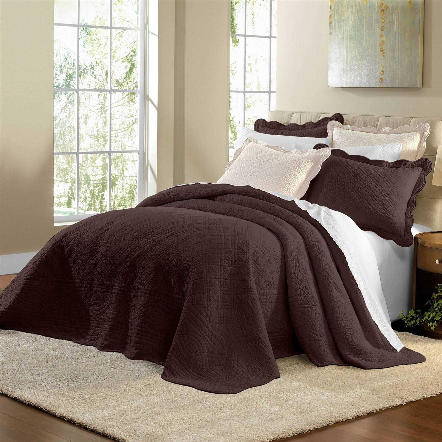 BrylaneHome Florence Oversized Bedspread - Image 3