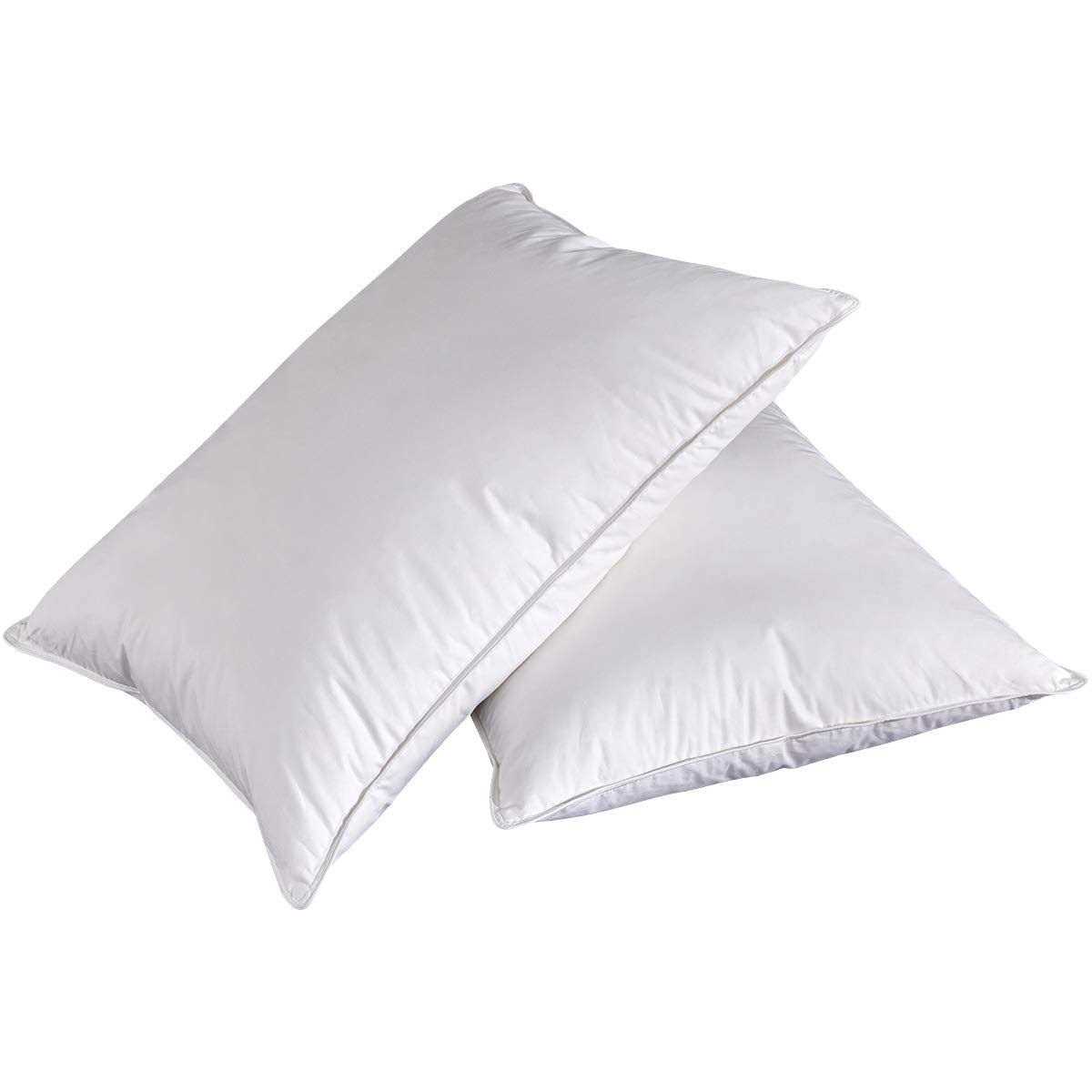 Puredown White Goose Feather Down Pillow