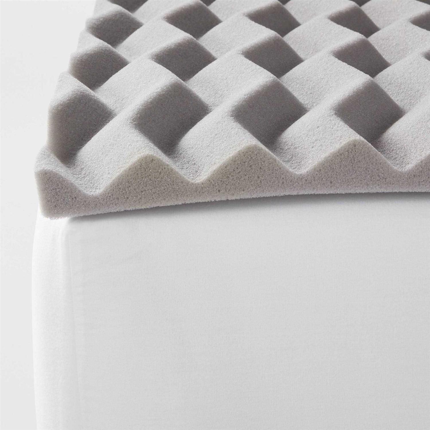Room Essentials 1.5 Reversible Memory Foam Mattress Topper - Image 3