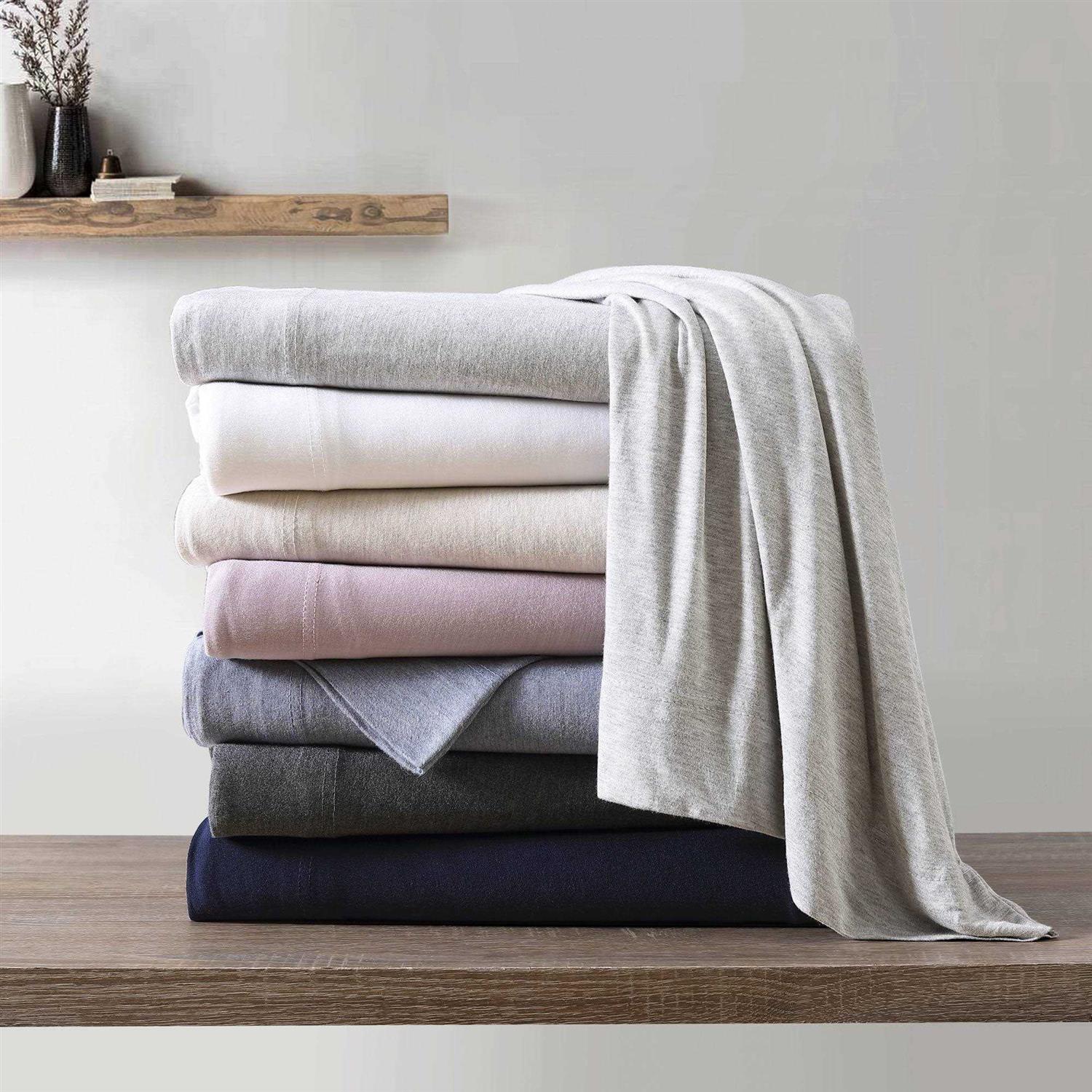 Brielle Home Cotton Jersey Knit Sheet Set - Image 4