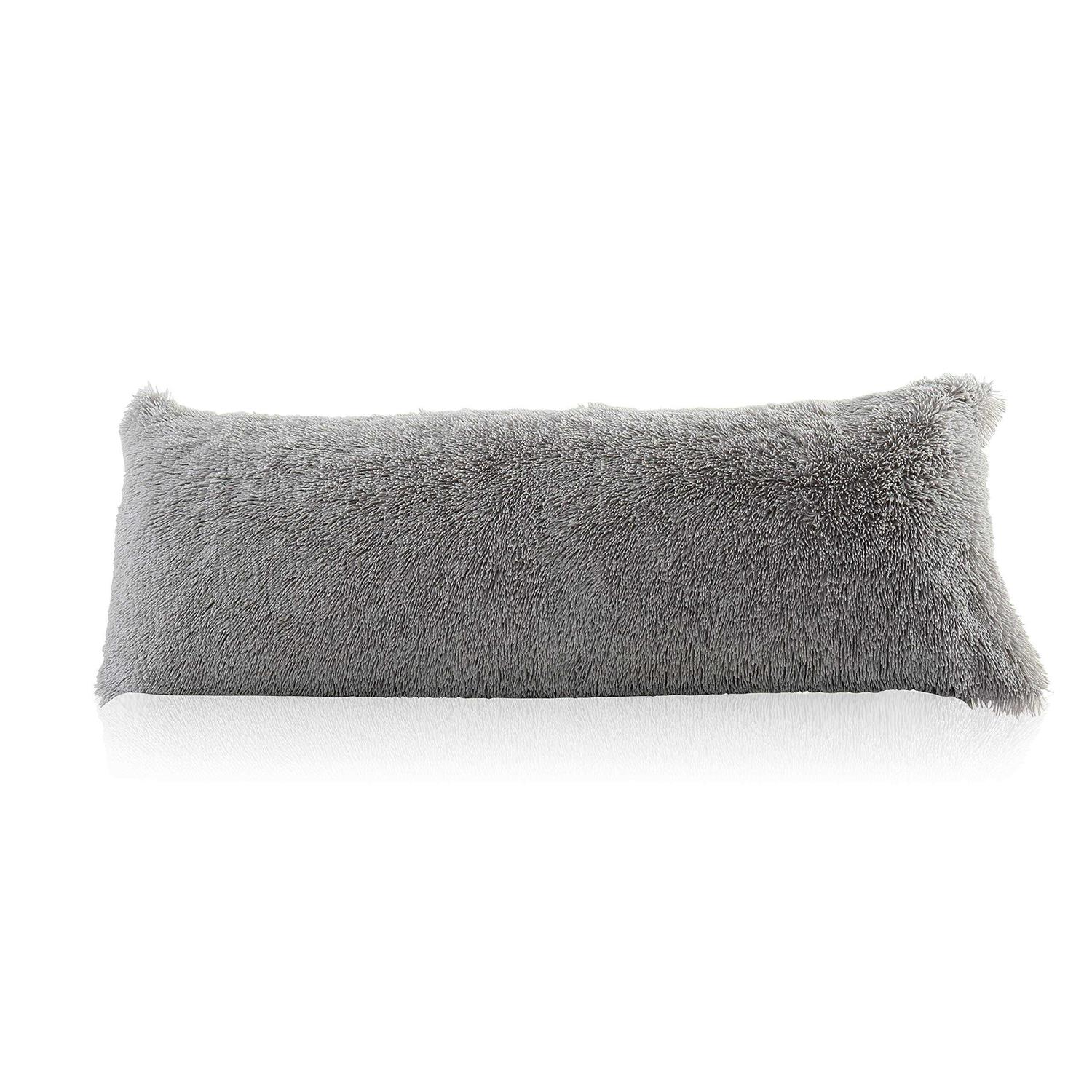 Alternative view of Reafort Luxury Long Hair PV Fur Faux Fur Body Pillow Cover/Case 21inx54in