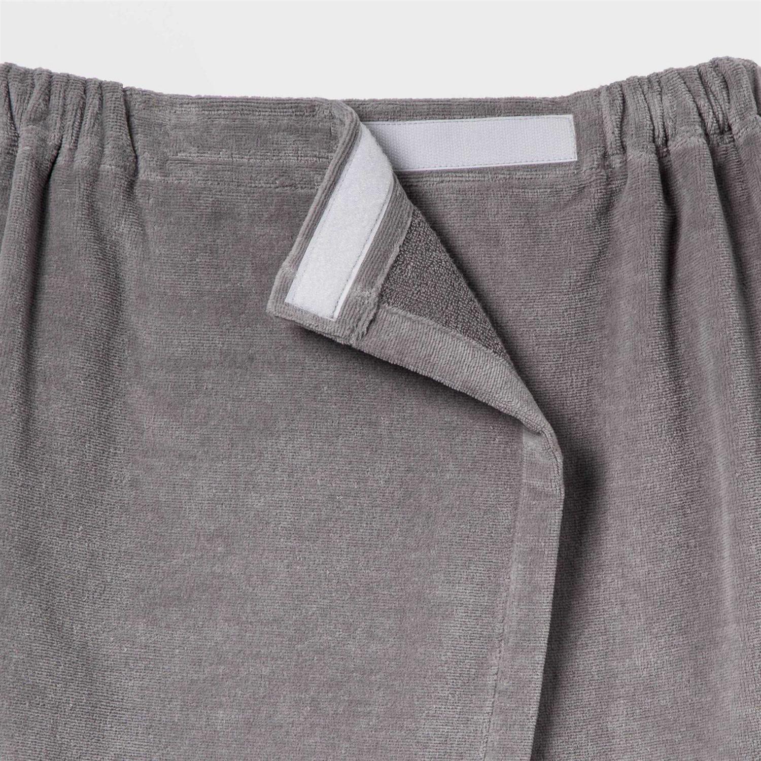 Room Essentials Bath Body Wrap Gray - Image 2