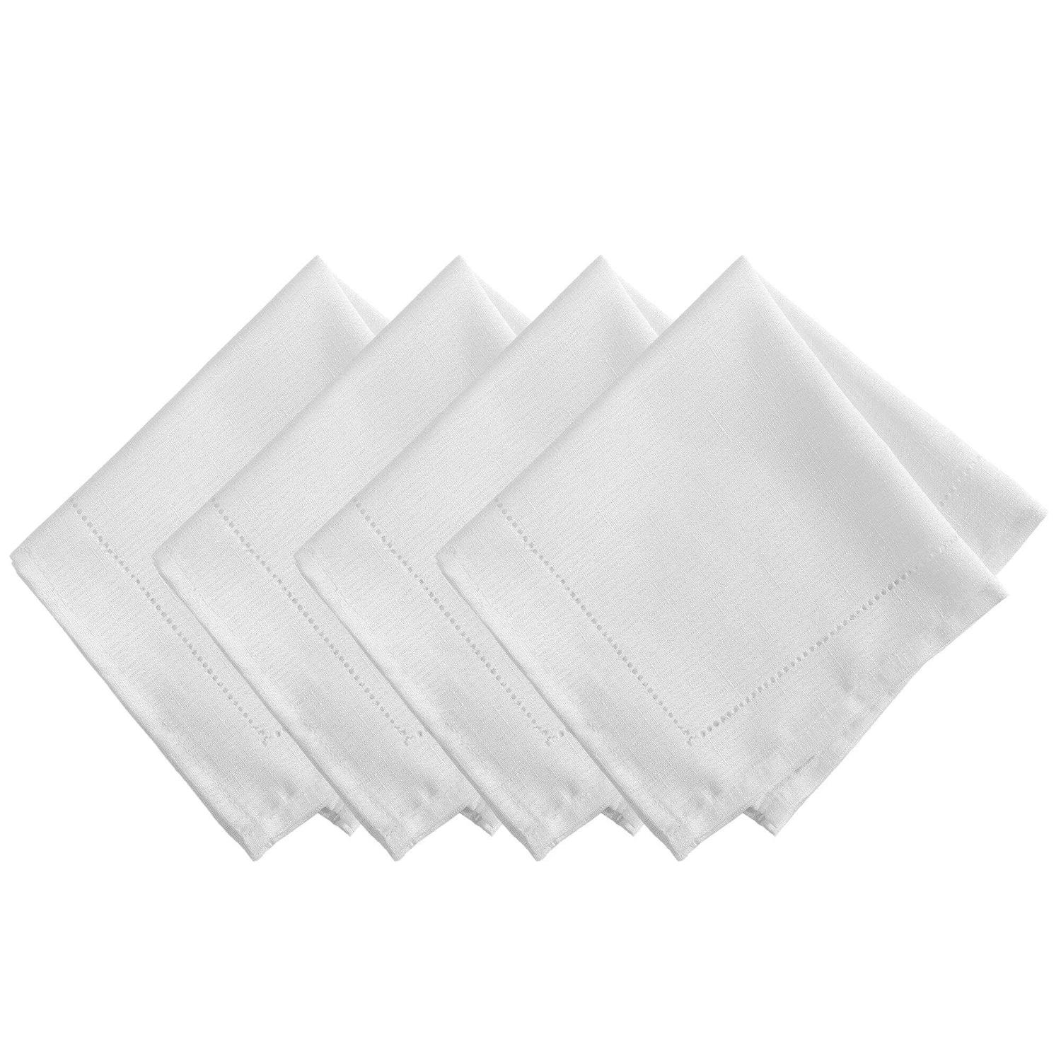 Elrene Home Fashions Alison Hemstitch Border Fabric Placemat