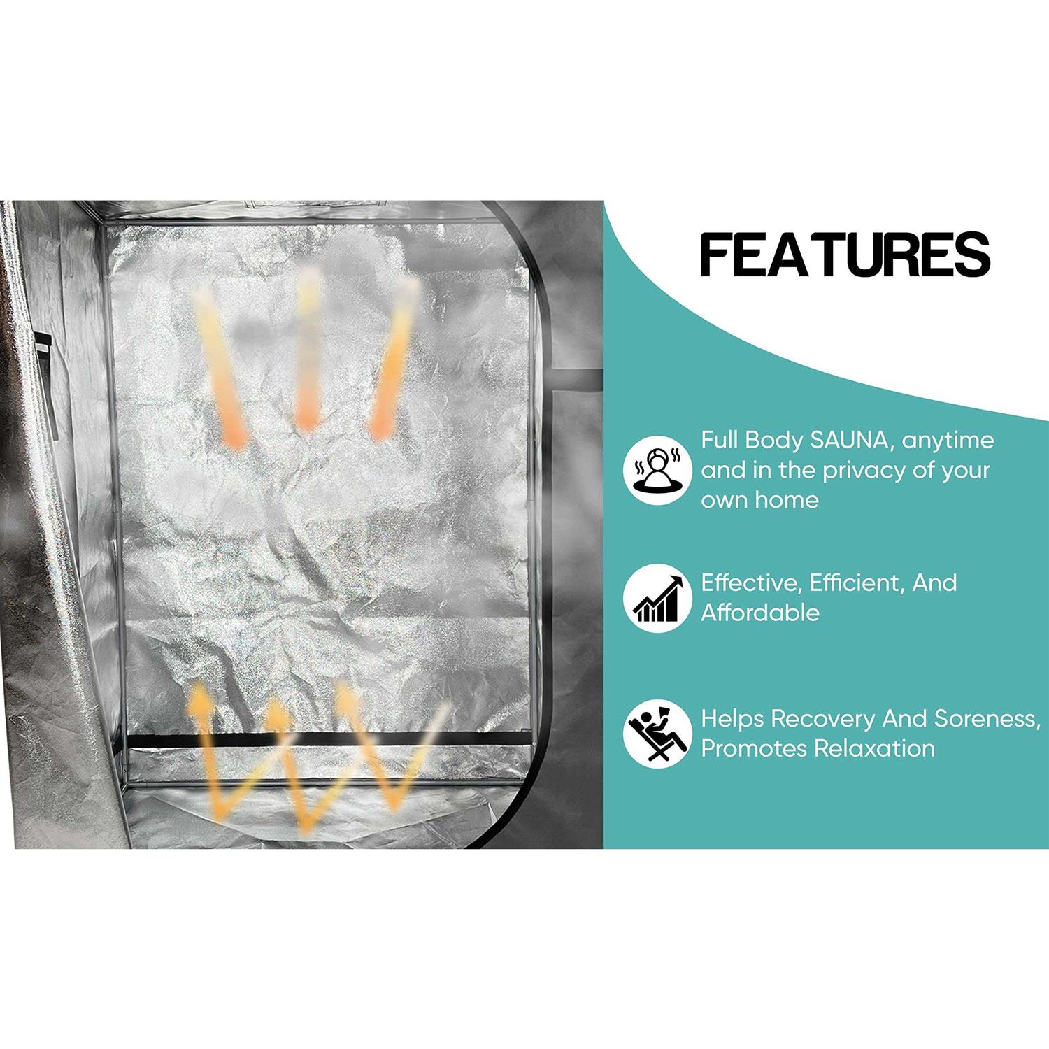 Sauna Rocket 2-Person Full Body Sauna - Image 3