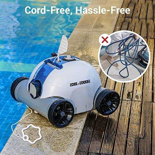 Rock & Rocker R1103 Cordless Robotic Automatic Pool Cleaner Vacuum HJ-1103J - Image 5