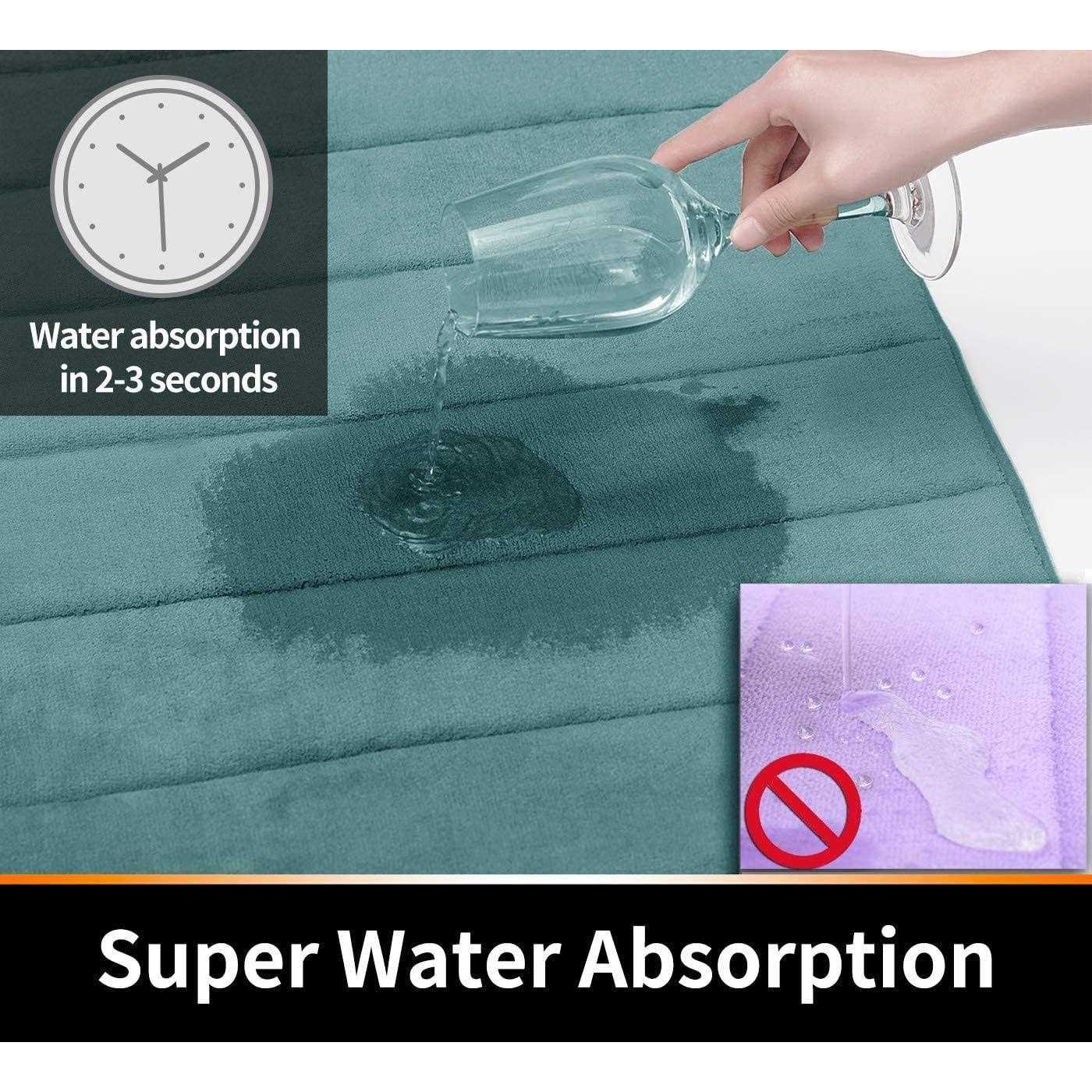 Yimobra Memory Foam Bath Mat Large Size, Soft and Comfortable - Image 3