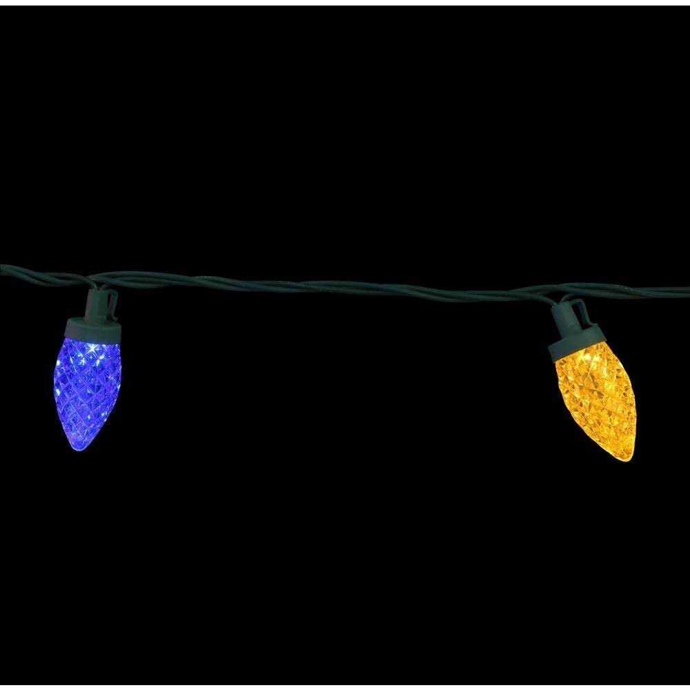 Home Accents Holiday 100-Light Multi-Color LED C9 Christmas Light String Set on Spool - Image 4