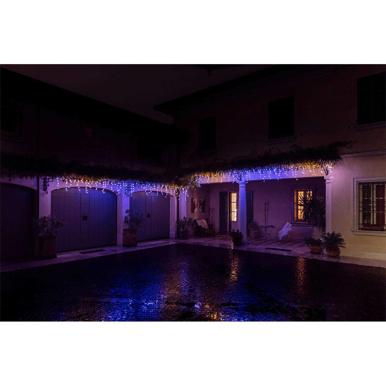 Twinkly Icicle App-Controlled Smart LED Christmas Lights 190 RGB - Image 4