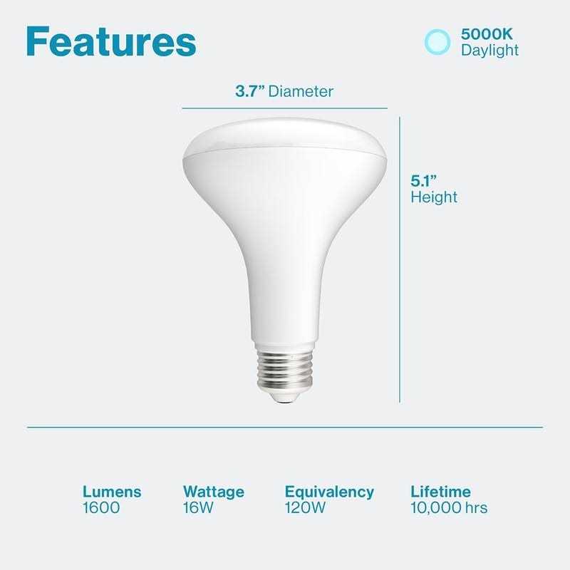 Sunco Lighting BR30 Dimmable Flood LED Light Bulb 11W - Image 3