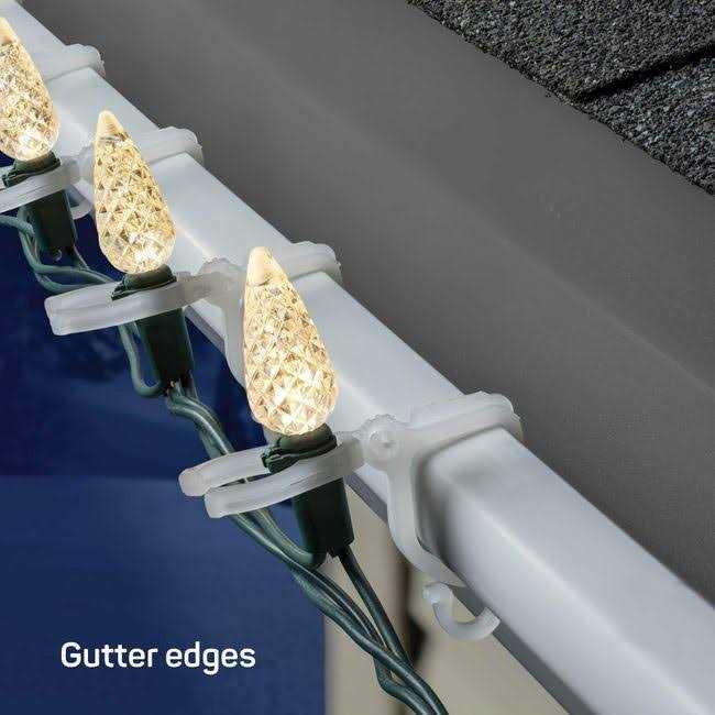 Alternative view of SEWANTA All-Purpose Holiday Light Clips Christmas Light Clips Outdoor Light Clips