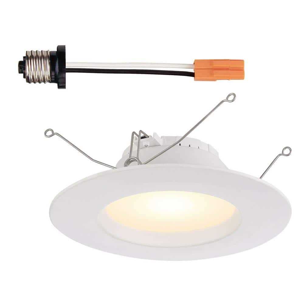 Commercial Electric 5 & 6 Bright White Recessed LED Trim Light T65-4000K