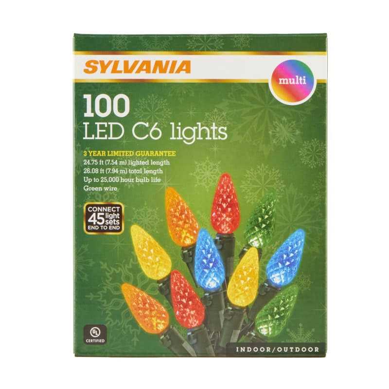 Sylvania 100 Ct LED C6 Lights - Image 4