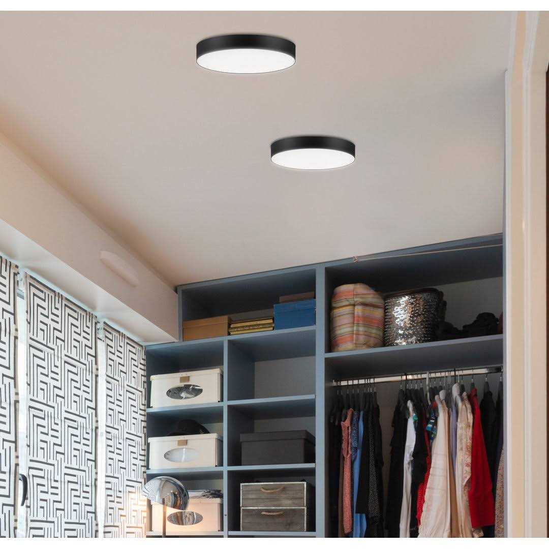 Warrenton 1 Light Simple Circle LED Flush Mount Zipcode Design Fixture Finish - Image 5