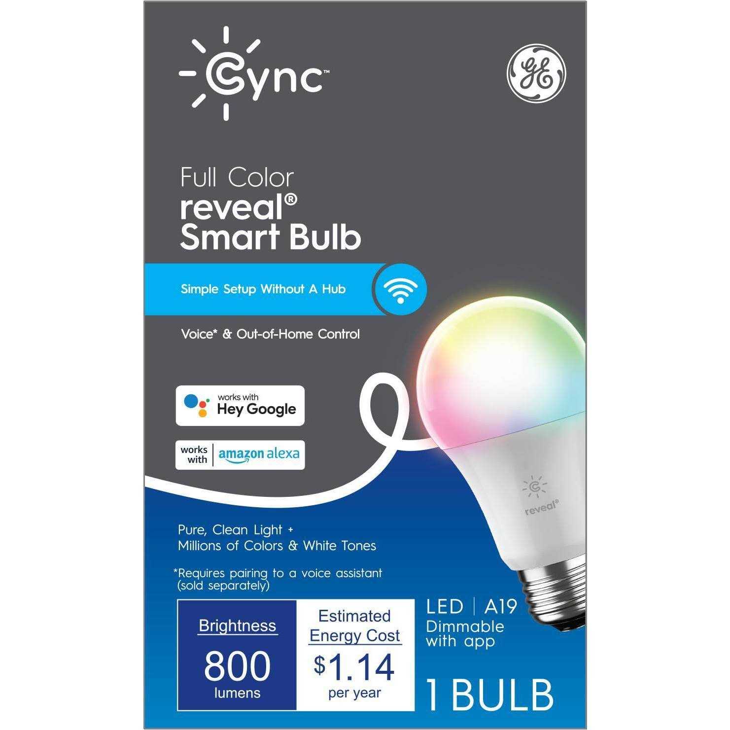 Alternative view of Cync Reveal Full Color LED Smart Light Bulb