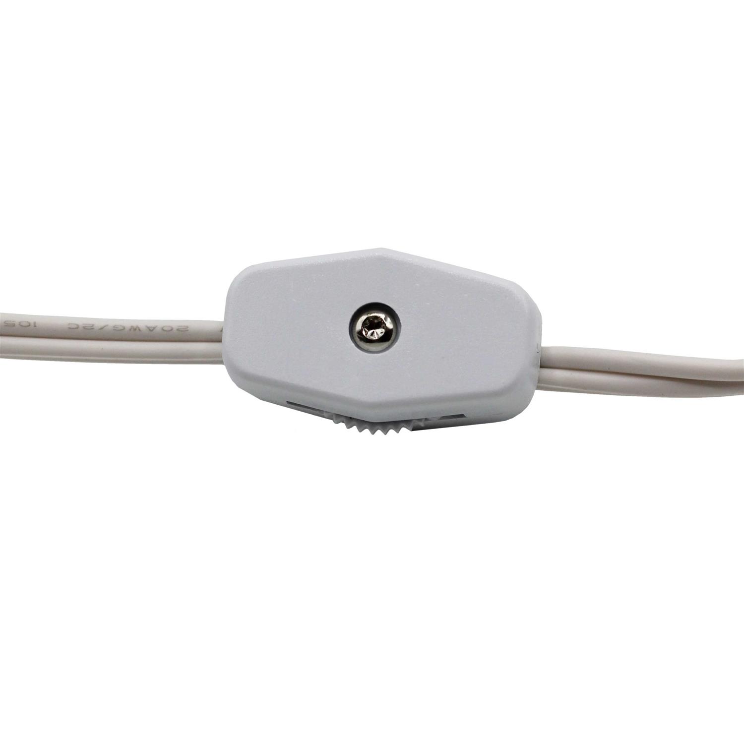 Alternative view of Creative Hobbies Single Light Replacement Clip in Lamp Cord for Christmas Village House Includes LED Light Bulb