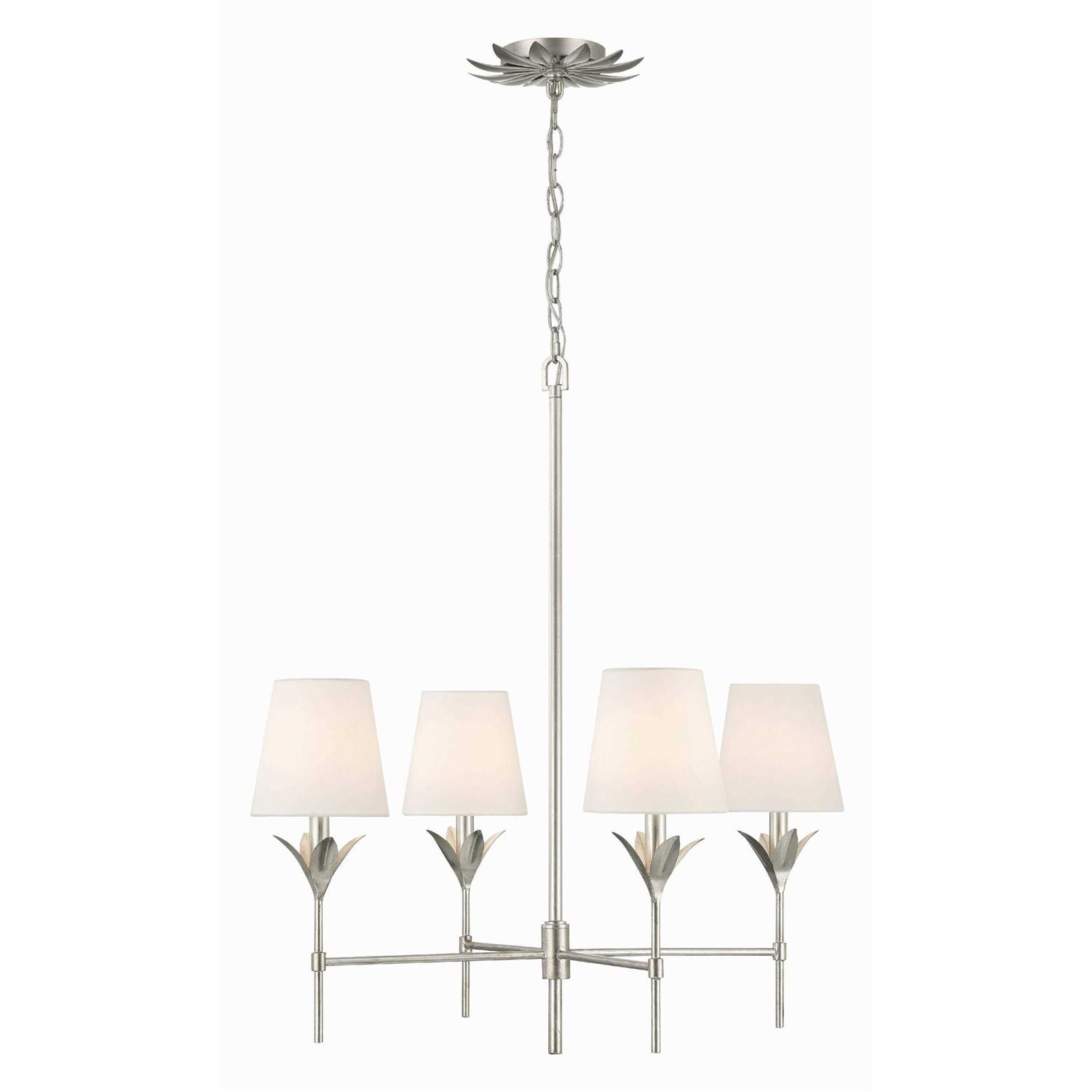 Crystorama Broche 4 Light Chandelier 534