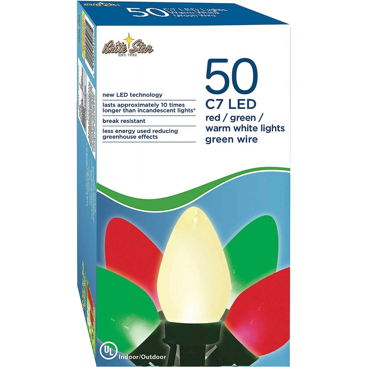Alternative view of Classic Smooth 50 Light String Lights Brite Star