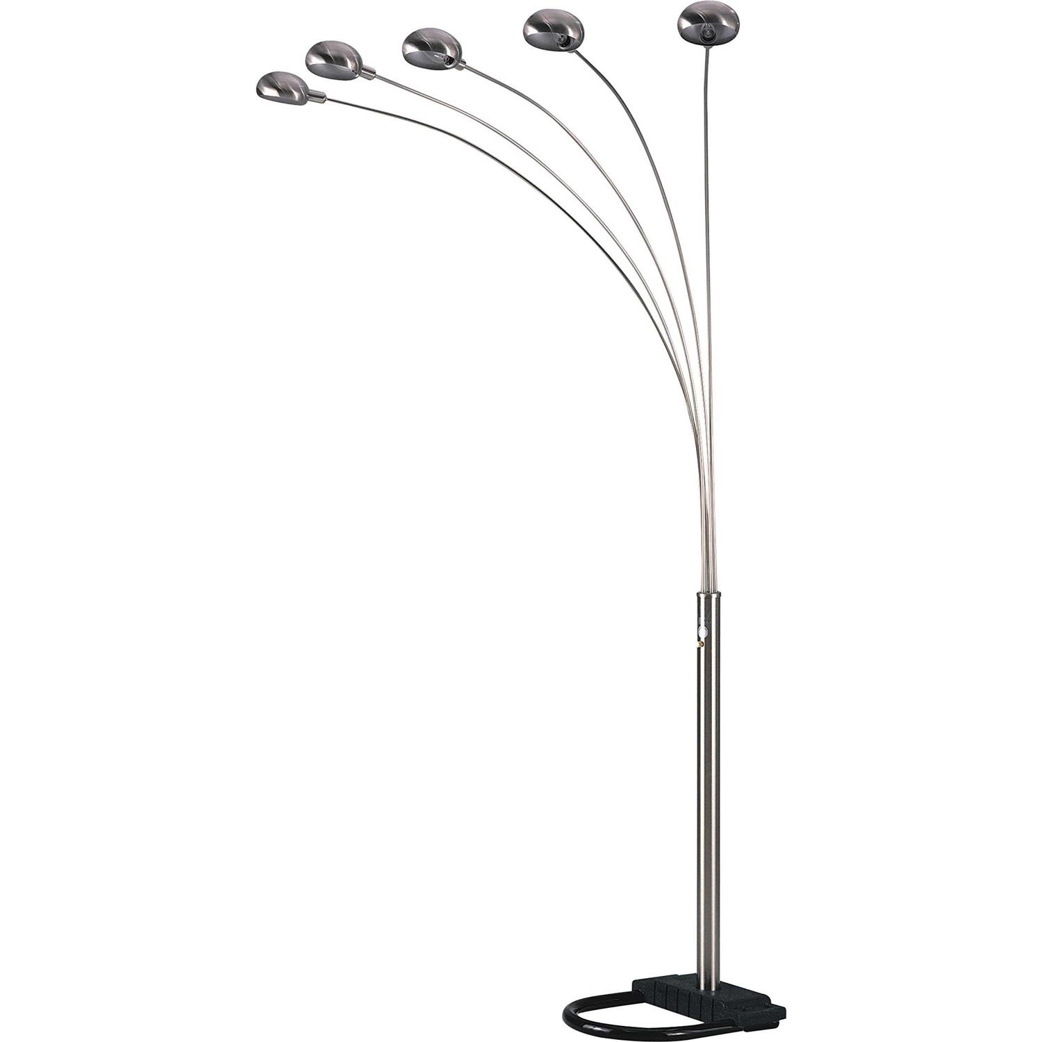 SH Lighting Illona 84 Tall Adjustable Five Arm Metal Floor Lamp