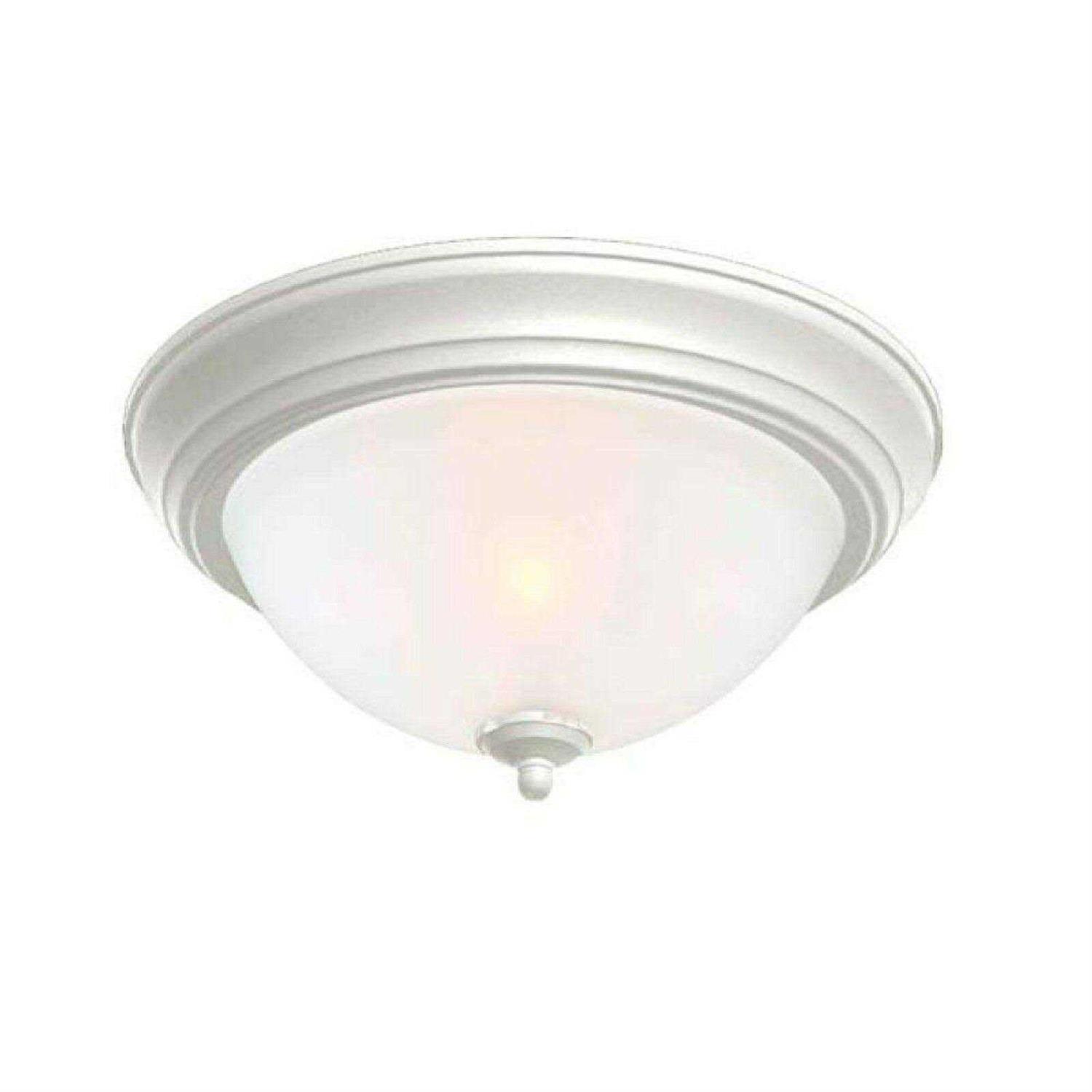 Commercial Electric 13 in. 2-Light Flush Mount