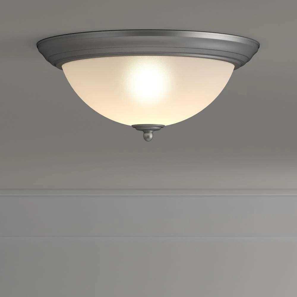 Alternative view of Commercial Electric 13 in. 2-Light Flush Mount