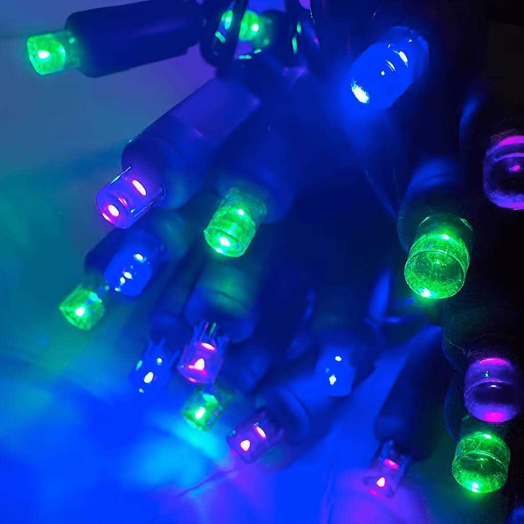 ColorSplash 5mm Multicolor LED Christmas Lights