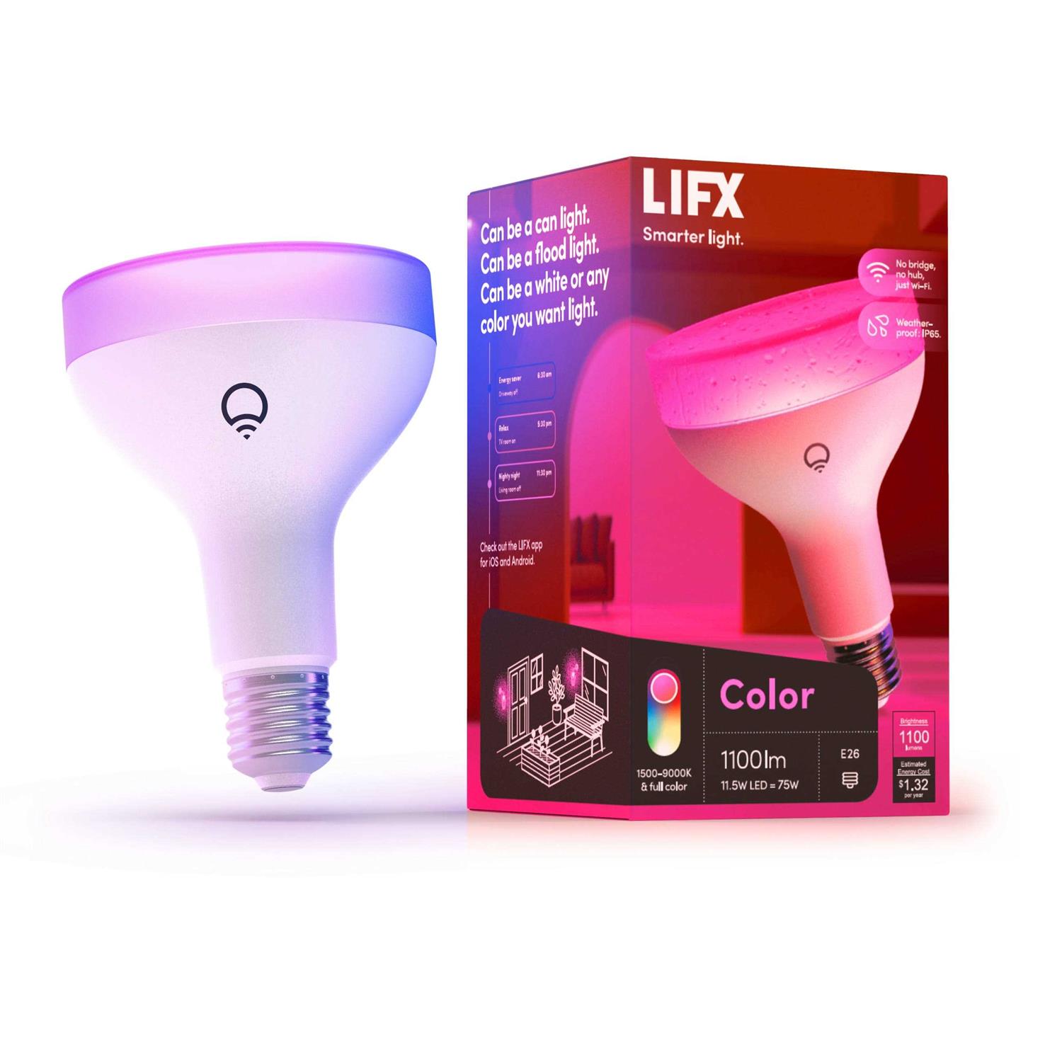 LIFX BR30 Smart LED Light Bulb