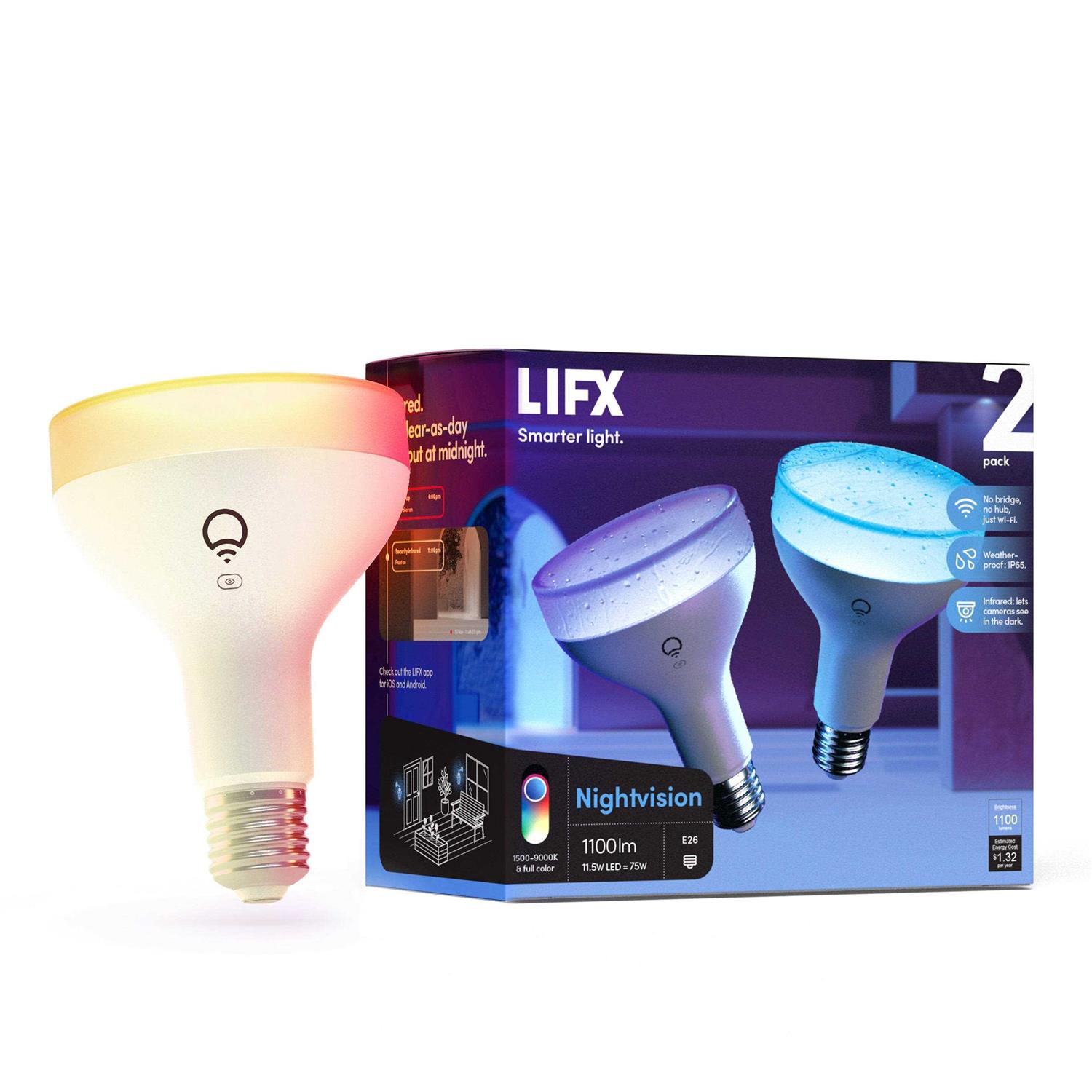 LIFX BR30 Smart LED Light Bulb