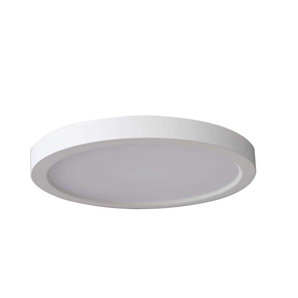 Commercial Electric 7 in. Round 12.5-Watt White Integrated LED Flush Mount
