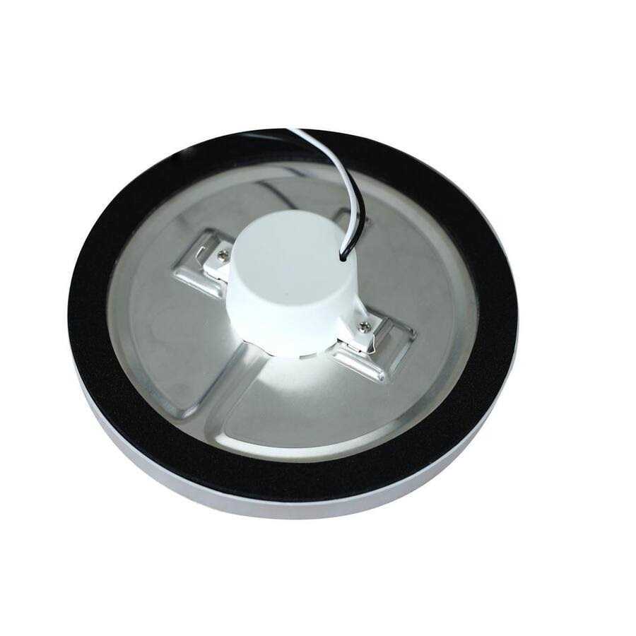 Alternative view of Commercial Electric 7 in. Round 12.5-Watt White Integrated LED Flush Mount