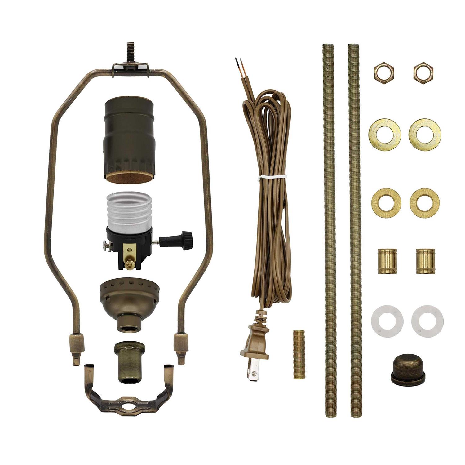 Creative Hobbies ML94KIT Premium Lamp Kit with All Parts for DIY Lamp Design or Repair