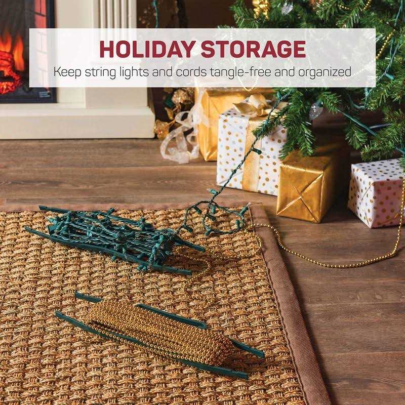 Alternative view of SEWANTA Christmas Lights Storage Holder All-purpose Light Cord Wind up