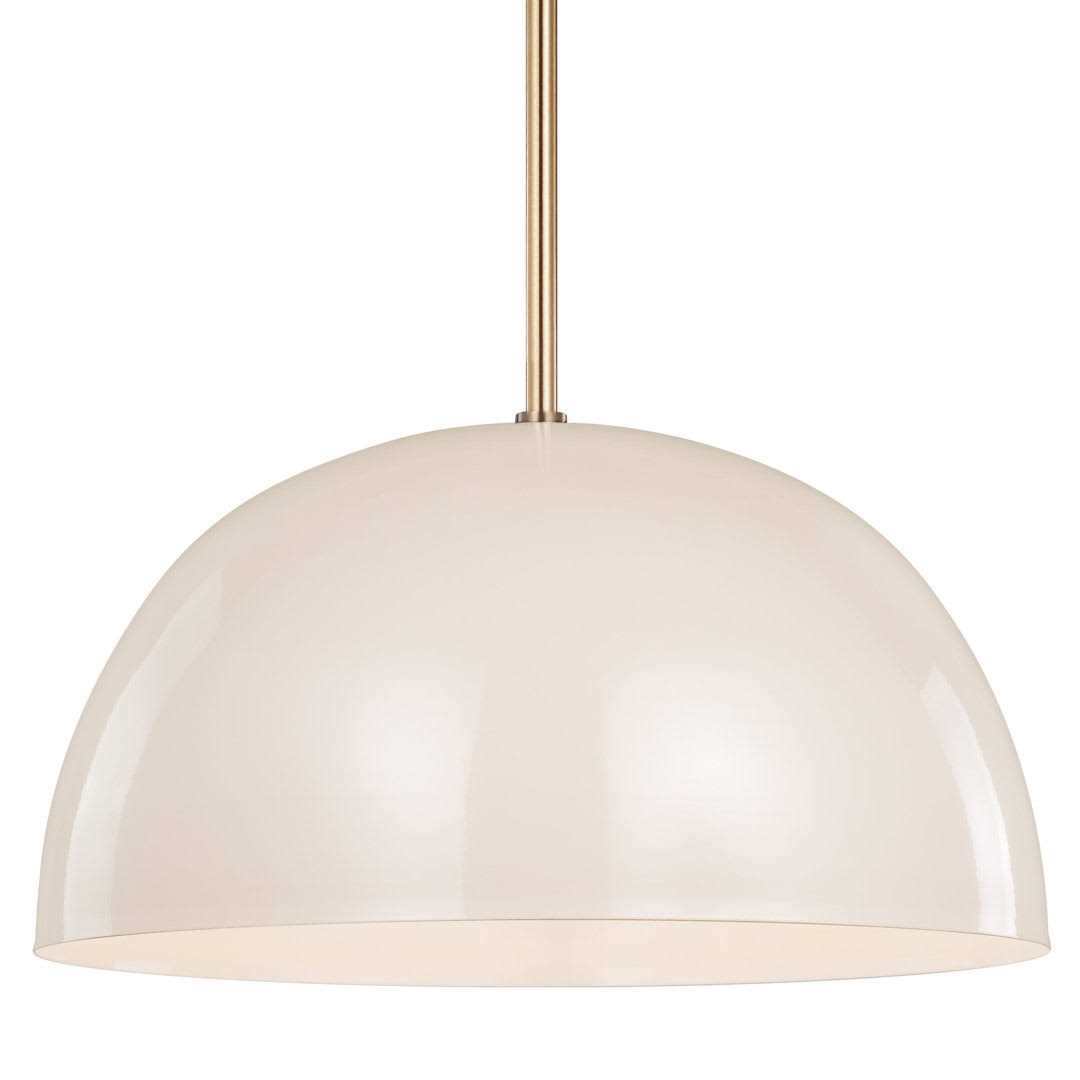 AllModern Leona 1 Light Single Dome Pendant Shade - Image 5