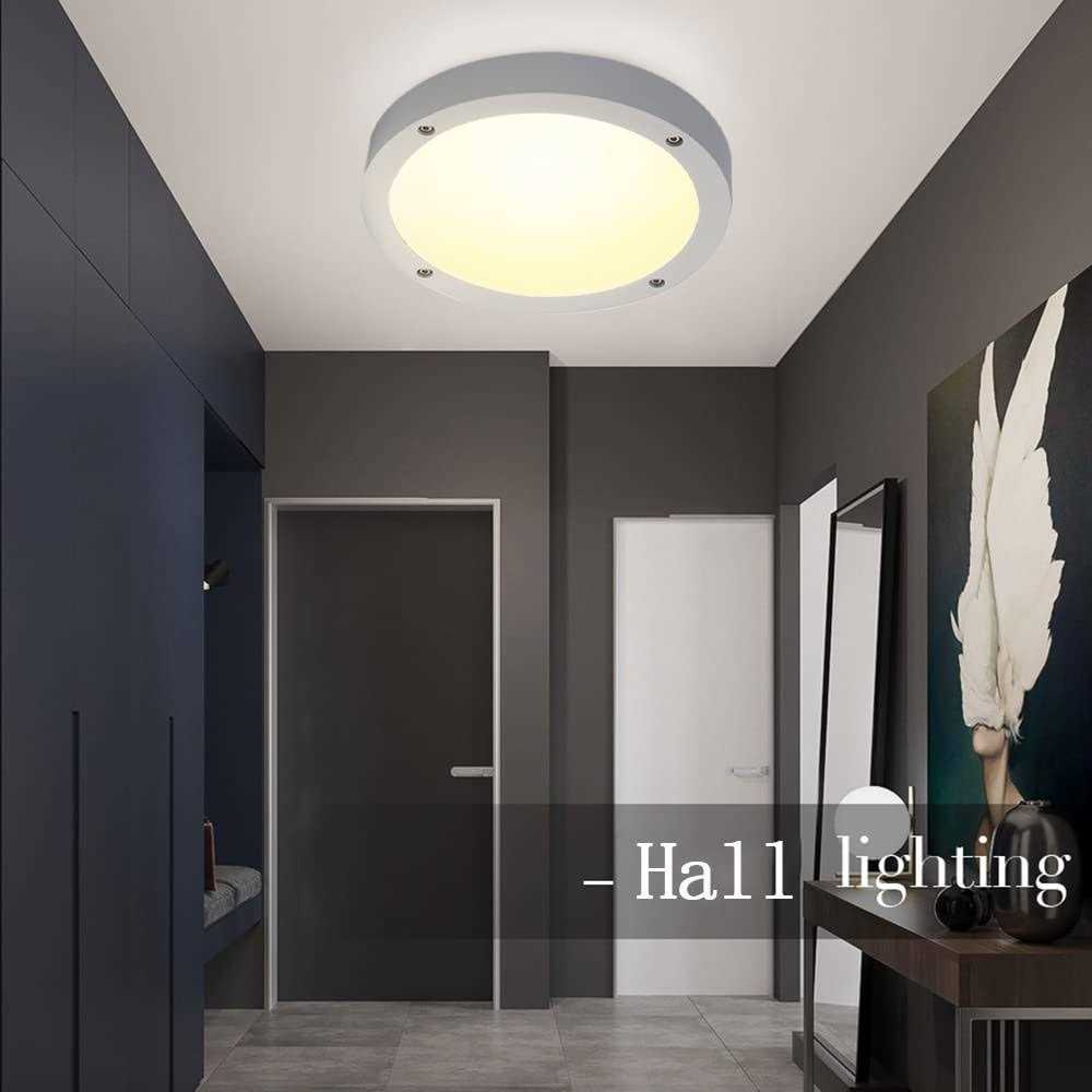 Alternative view of sigeyi led waterproof ceiling Light round porch Light outdoor indoor moisture proof lamps