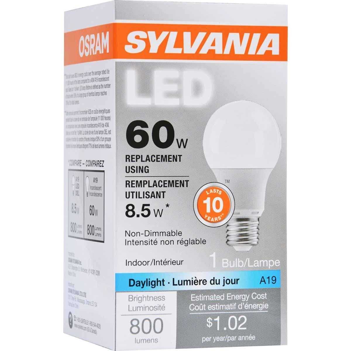 Sylvania 79704 LED Light Bulb General Purpose A19 Lamp