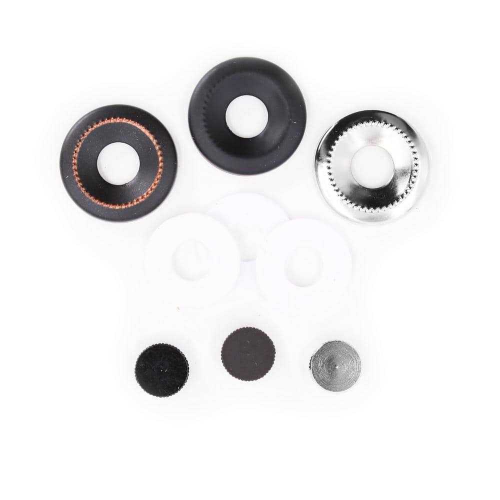 Alternative view of Commercial Electric Assorted Finish Lamp Lock-Up Cap Nut Kit